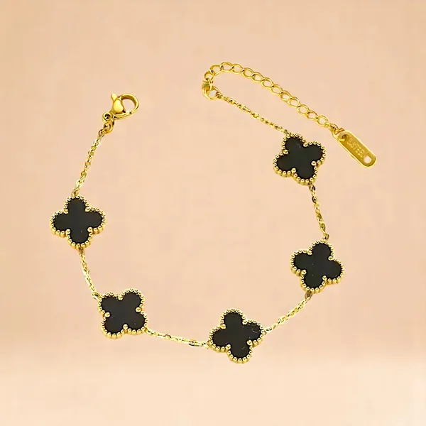 Midnight_Bloom_Clover_Chain_Bracelet_Default_Title