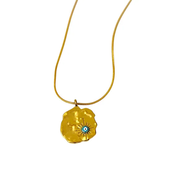 Golden_Guard_Textured_Evil_Eye_Necklace_Default_Title