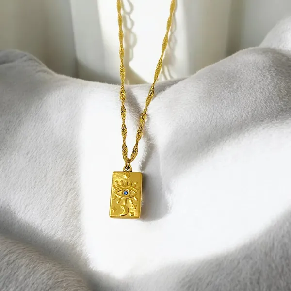 Solar_Aura_Gold_Evil_Eye_Protection_Necklace_Default_Title