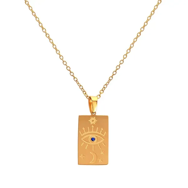 Solar_Aura_Gold_Evil_Eye_Protection_Necklace_Default_Title