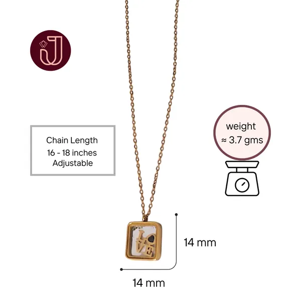 Blush_Frame_18k_Rose_Gold_Plated_Love_Square_Pendant_Necklace_Default_Title