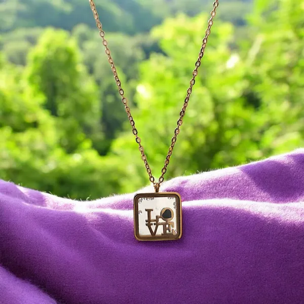 Blush_Frame_18k_Rose_Gold_Plated_Love_Square_Pendant_Necklace_Default_Title