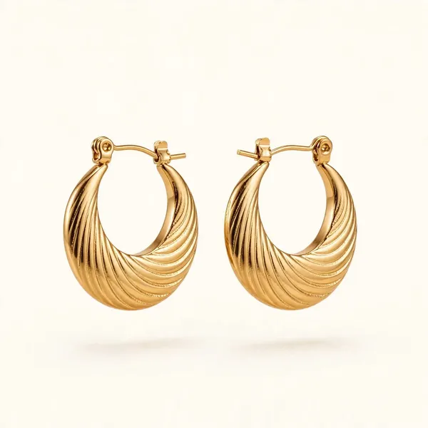 Golden_Drift_Sculpted_Wave_Hoop_Earrings_Default_Title
