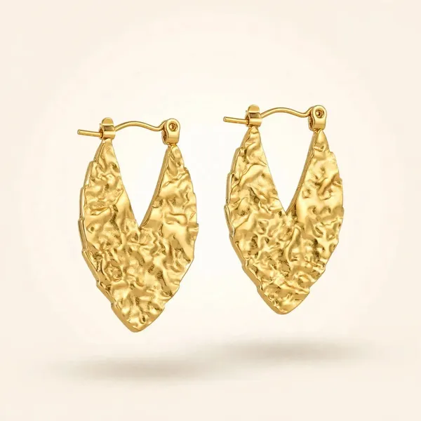 Frost_Flow_Wave_Patterned_Gold_Hoop_Earrings_Default_Title