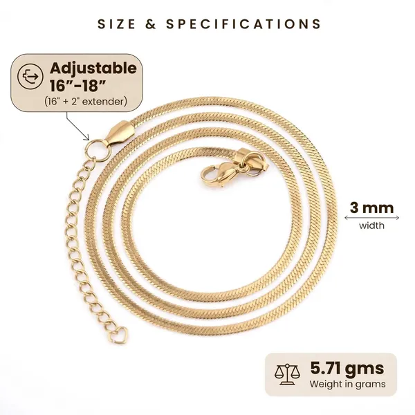 Golden_Glide_18k_Gold_Herringbone_Chain_Necklace_Default_Title