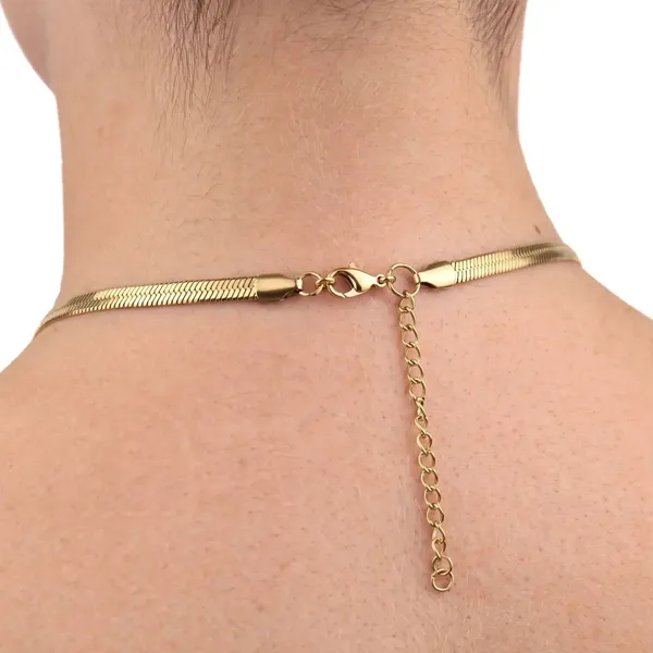 Golden_Glide_18k_Gold_Herringbone_Chain_Necklace_Default_Title