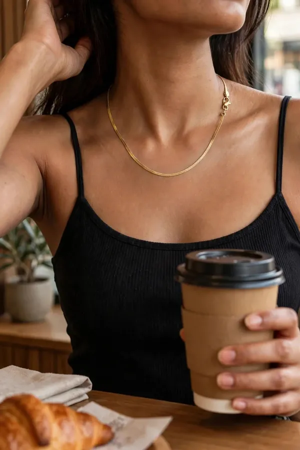 Golden_Glide_18k_Gold_Herringbone_Chain_Necklace_Default_Title