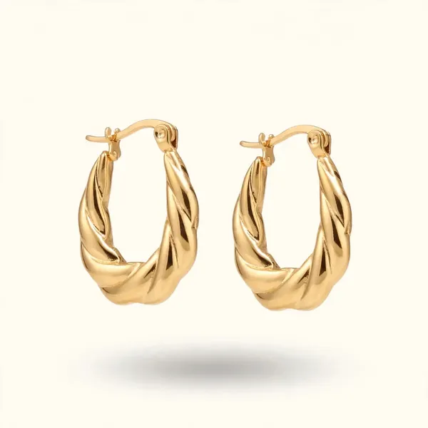 Golden_Whirl_Twisted_Oval_Hoop_Earrings_Default_Title