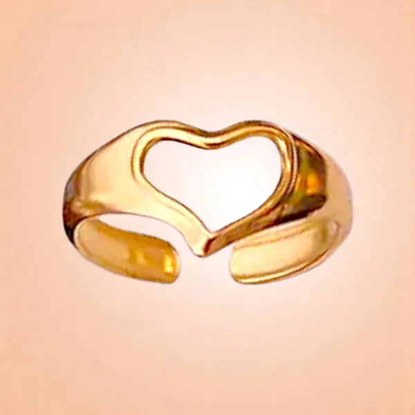 Golden_Whisper_Adjustable_Heart_Gap_Ring_Default_Title