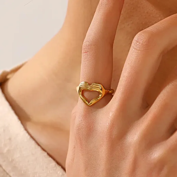 Lovers_Fold_Wrinkle_Heart_Adjustable_Ring_Default_Title