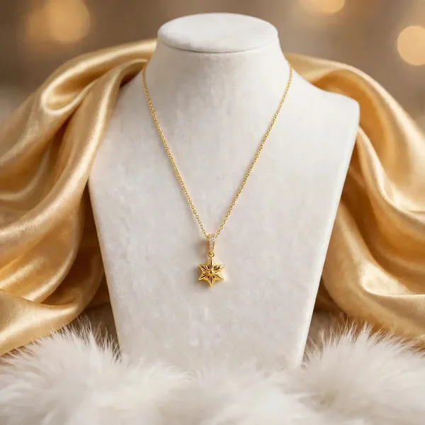 Sol_Bloom_Golden_Floral_Star_Pendant_Necklace_Default_Title