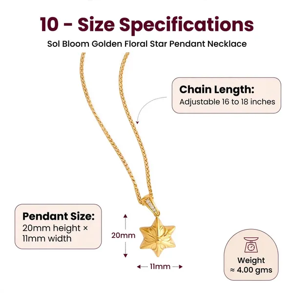 Sol_Bloom_Golden_Floral_Star_Pendant_Necklace_Default_Title