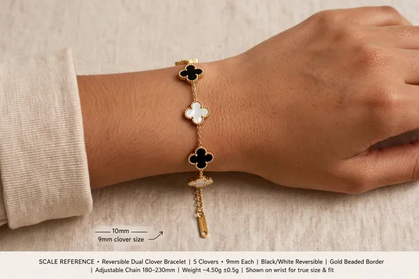Twist_Luck_Reversible_Dual_Clover_Bracelet_Default_Title