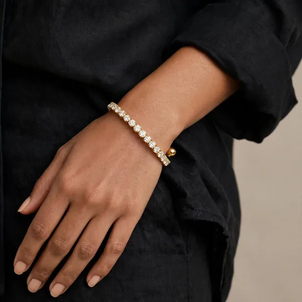 Gilded_Spiral_Twisted_Gold_Tennis_Bracelet_Default_Title