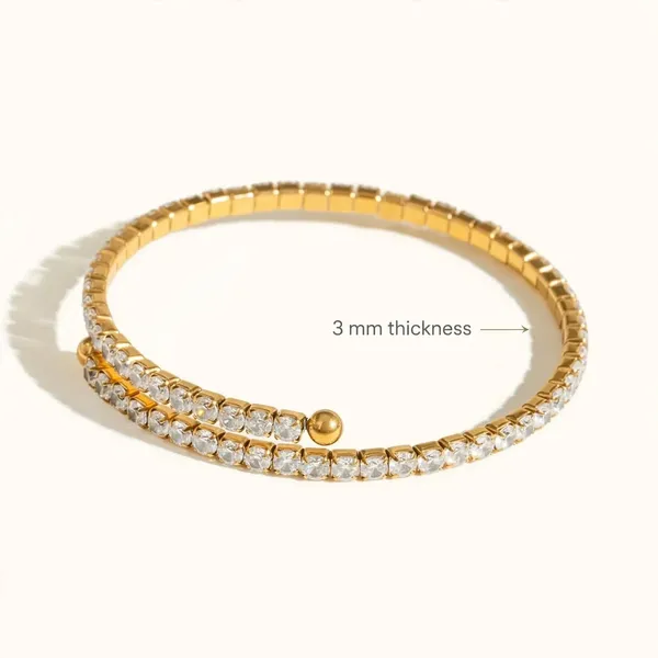 Gilded_Spiral_Twisted_Gold_Tennis_Bracelet_Default_Title