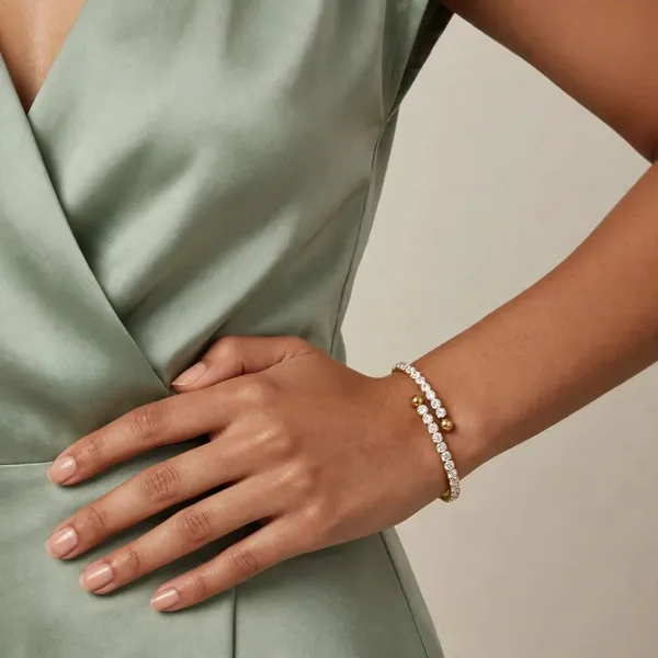 Gilded_Spiral_Twisted_Gold_Tennis_Bracelet_Default_Title