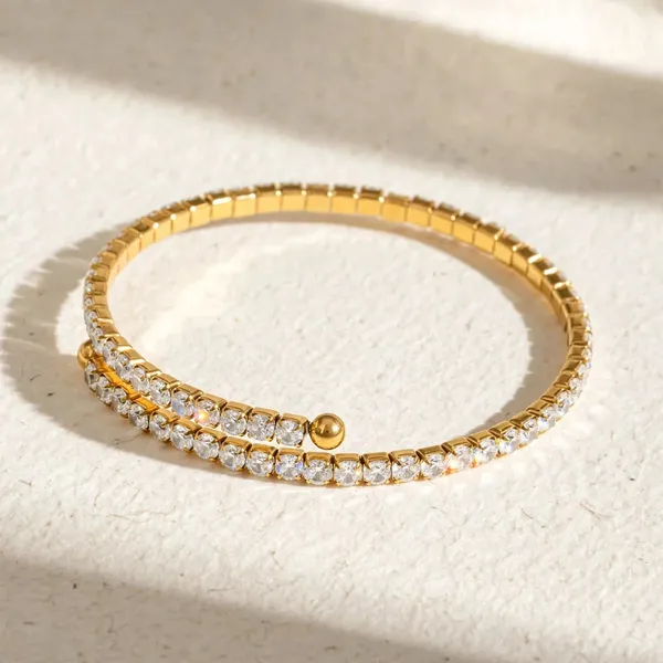 Gilded_Spiral_Twisted_Gold_Tennis_Bracelet_Default_Title