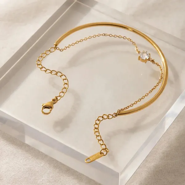 Duo_Gleam_Double_Layer_White_Zirconia_Gold_Bracelet_Default_Title