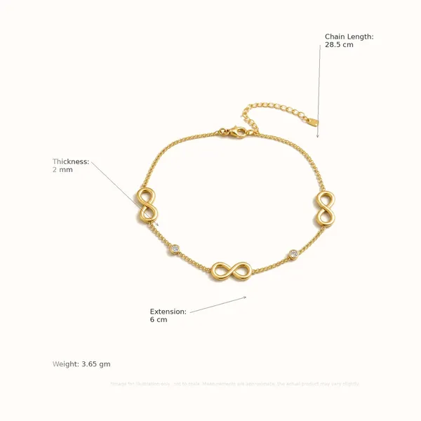 Golden_Stride_Gold_Chain_Anklet_Default_Title