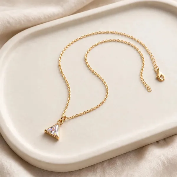Golden_Prism_Triangle_Stone_Pendant_Gold_Necklace_Default_Title
