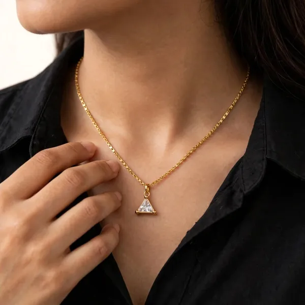 Golden_Prism_Triangle_Stone_Pendant_Gold_Necklace_Default_Title