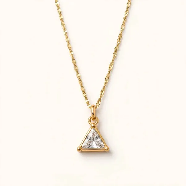 Golden_Prism_Triangle_Stone_Pendant_Gold_Necklace_Default_Title