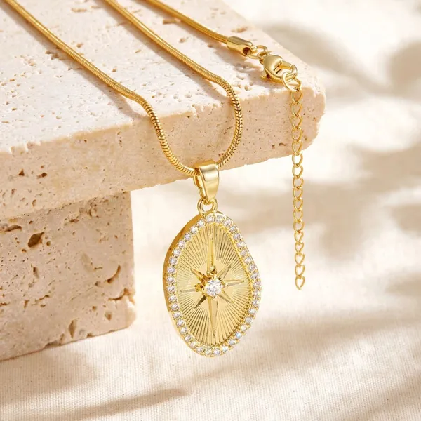 Crystal_Glow_Gold_Crystal_Pendant_Snake_Chain_Necklace_Default_Title