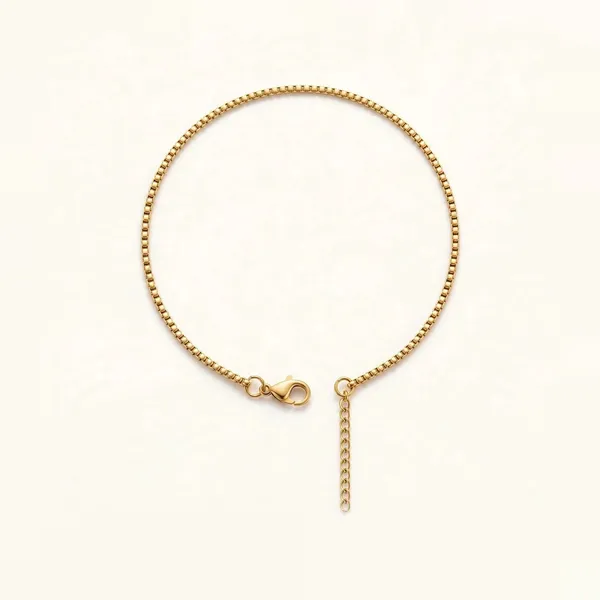 Golden_Line_Gold_Box_Chain_Bracelet_Default_Title
