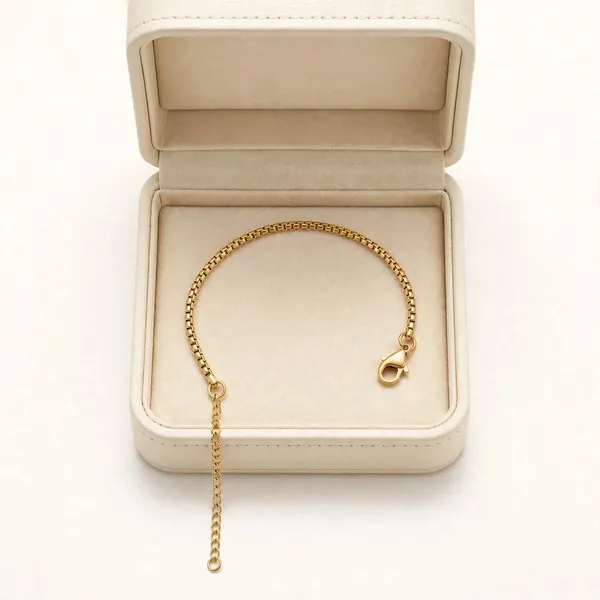 Golden_Line_Gold_Box_Chain_Bracelet_Default_Title