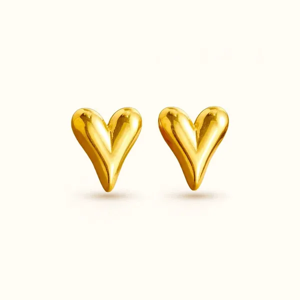 Golden_Heart_Gold_Heart_Stud_Earrings_Default