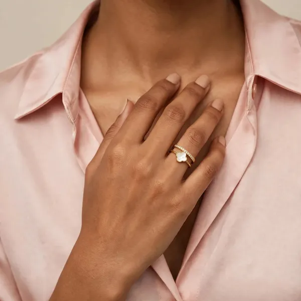 Clover_Charm_Gold_Clover_Adjustable_Cuff_Ring_White