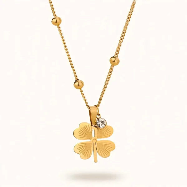 Clover_Charm_Gold_Clover_Pendant_Necklace_Default_Title