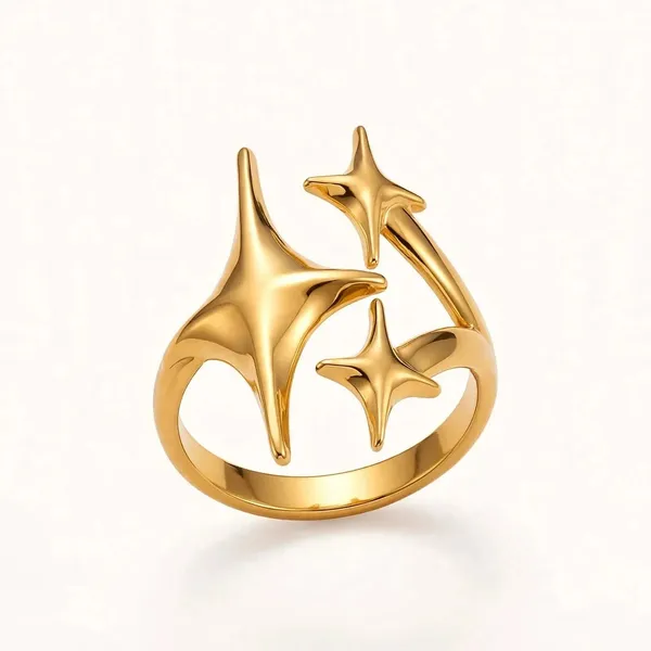 Starlight_Gold_Star_Adjustable_Cuff_Ring_Default_Title