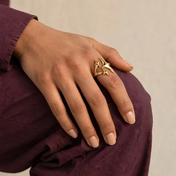 Starlight_Gold_Star_Adjustable_Cuff_Ring_Default_Title