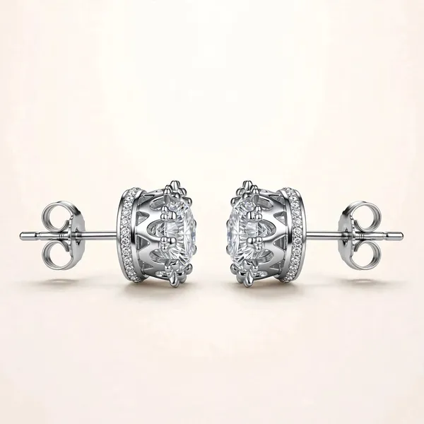 Crystal_Silver_Set_Silver_Stud_Earrings_Solitaire_Ring_Default_Title