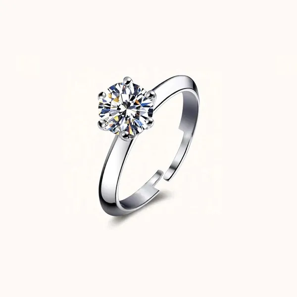 Crystal_Silver_Set_Silver_Stud_Earrings_Solitaire_Ring_Default_Title