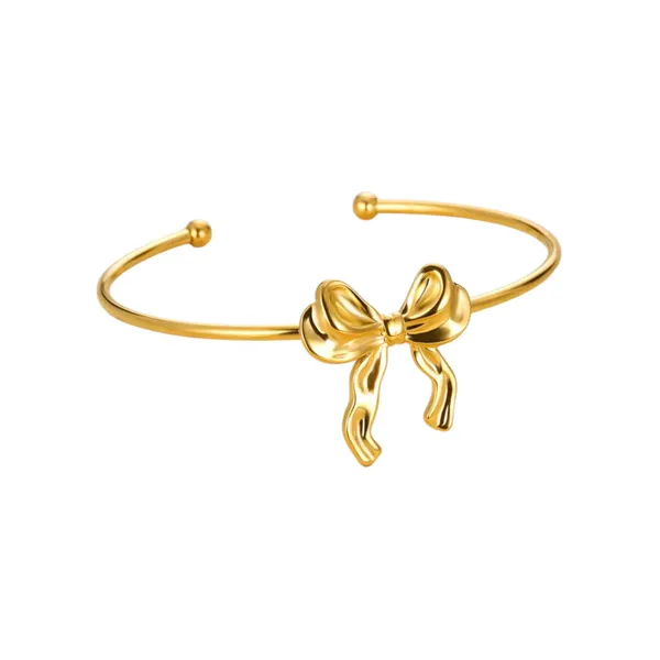 Bow_Set_Gold_Pendant_Necklace_Stud_Earrings_Cuff_Default_Title