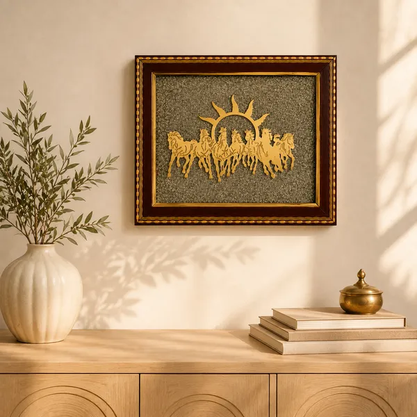 7_Horse_Pyrite_Frame_7_5_Inch_Vastu_D_Cor_For_Prosperity_Success_Default_Title