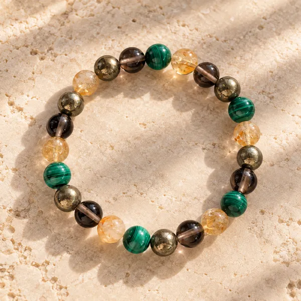 Abundance_Prosperity_Crystal_Bracelet_Malachite_Citrine_Pyrite_Smoky_Quartz_Default_Title