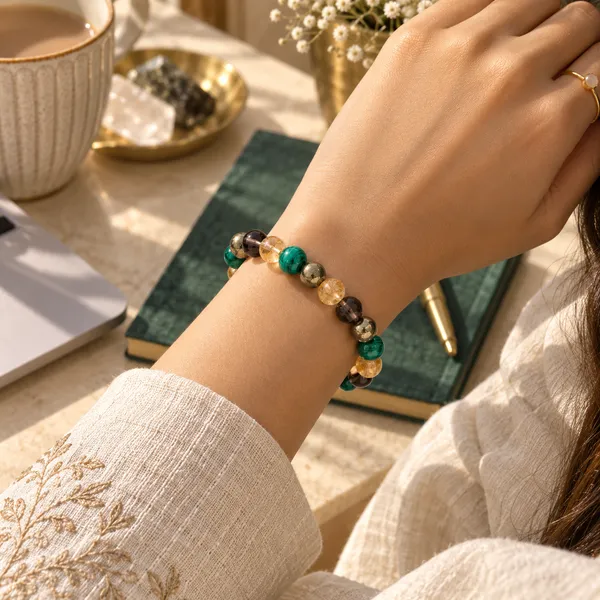 Abundance_Prosperity_Crystal_Bracelet_Malachite_Citrine_Pyrite_Smoky_Quartz_Default_Title