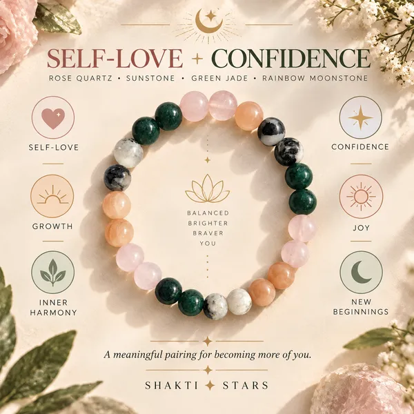 Self_Love_Confidence_Crystal_Bracelet_Rose_Quartz_Sunstone_Green_Jade_Rainbow_Moonstone_Default_Title