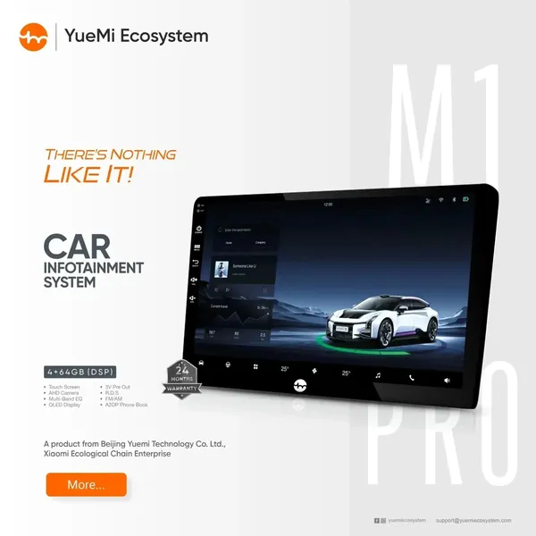 Yuemi_Ecosystem_Yuemi_M1_Pro_Car_Android_Stereo_4gb_Ram_64gb_Rom_Universal_Default_Title