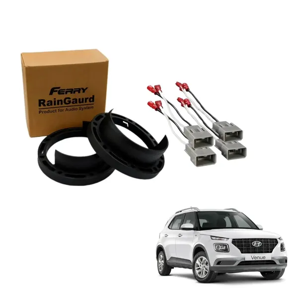 Ferry_6_5_Rain_Guard_Speaker_Coupler_For_Hyundai_Venue_Durable_Abs_Protection_Perfect_Fit_Default_Title