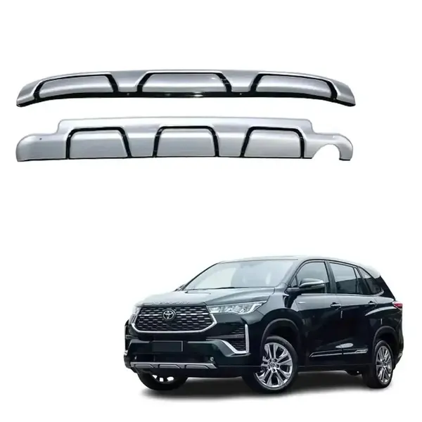 Innova_Hycross_Bumper_Diffuser_Set_Abs_Silver_Black_Default_Title