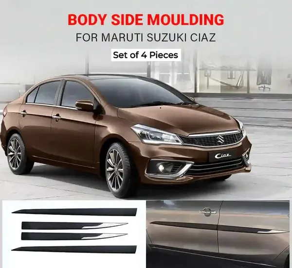 Ciaz_Side_Beading_Oem_Type_Abs_Quality_Set_Of_4_Pcs_Default_Title