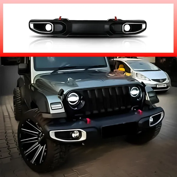 Thar_Roxx_Wrangler_Style_Front_Bumper_Modified_Abs_Quality_Default_Title