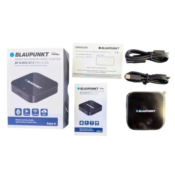 Blaupunkt_Ai_Box_Gt5_Pro_Android_Multimedia_Adapter_4gb_Ram_32gb_Wireless_Carplay_Upgrade_Universal_Default_Title