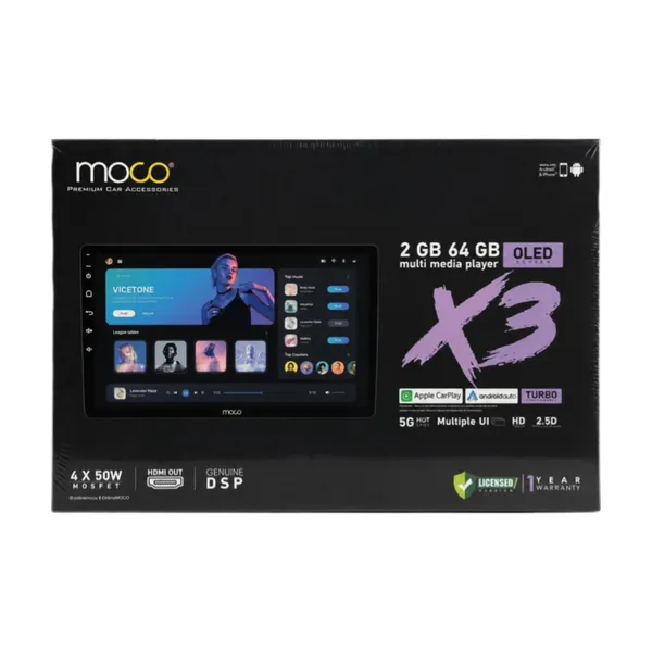 Moco_X3_Android_Stereo_With_2gb_Ram_64gb_Storage_Wireless_Carplay_Android_Auto_Universal_Without_Reverse_Camera
