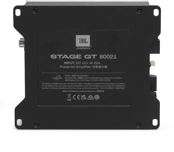 Jbl_Stage_Gt80021_2_Channel_Car_Amplifier_800w_Peak_260w_Rms_Bridged_130w_Rms_X2_2_Ohm_Compact_Class_D_Amplifier_Universal_Default_Title