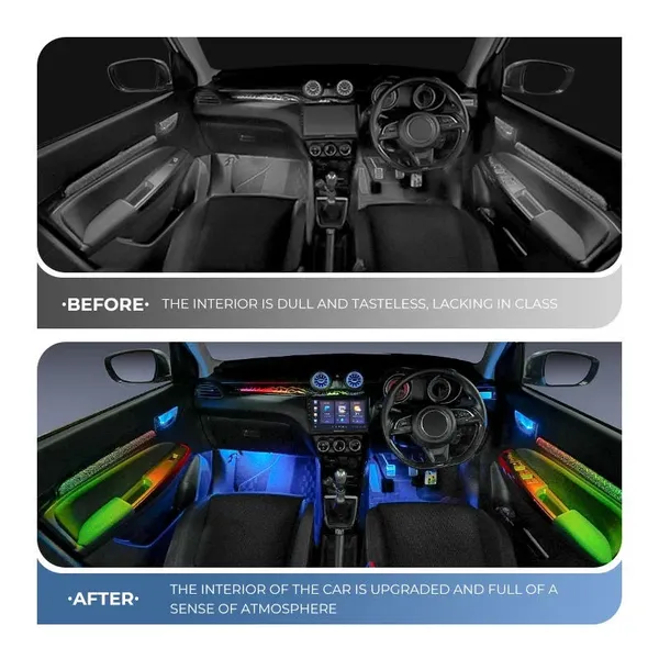 Cardi_D8_18_In_1_Oem_Ambient_Light_Kit_For_Maruti_Suzuki_Swift_2024_With_App_Control_Default_Title